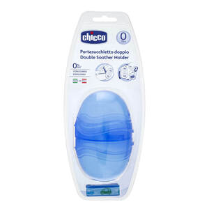 CHICCO PORTACHUPETE DOBLE 0-6M - AZUL 7264-80 - 4033089