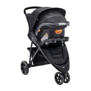 CHICCO CARRITO VIARO NEW TRAVEL SYSTEM + BABY SEAT + BASE P/ COCHE BLACK USA R.N-23 KILOS 79639-95 - 125487