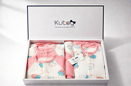KUTOGLAMI BABY PREMIUM PINK 0-3M SET X22