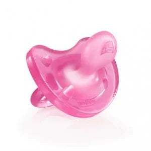 CHICCO CHUPETE TODO SILICONA 1 UNIDAD 6-12 MESES ROSA 2712-11 AZUL - 2712-21