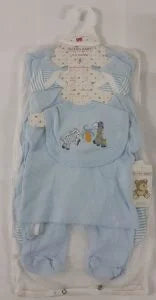 BABY BODYS SET X8 MATERNIDAD PARA VARON CELESTE 0M+ 12374461