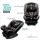 PREMIUM BABY SILLA DE AUTO ZEUS - R.N-36KG GRIS PB1803 - NEGRO PB1804