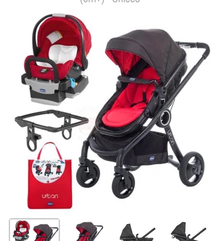 Cochecito de bebé 3 en 1 con modo moisés, asiento de coche y  base de pestillo, asiento de automóvil orientado hacia atrás y base de  asiento de automóvil, asiento de automóvil